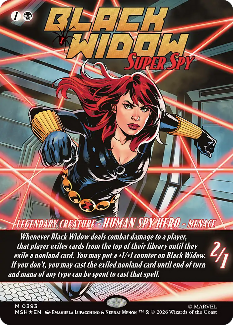 Black Widow, Super Spy - Borderless [MSH-393]