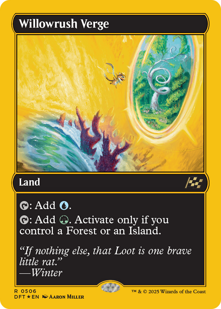 Willowrush Verge - First Place Foil [DFT-506]