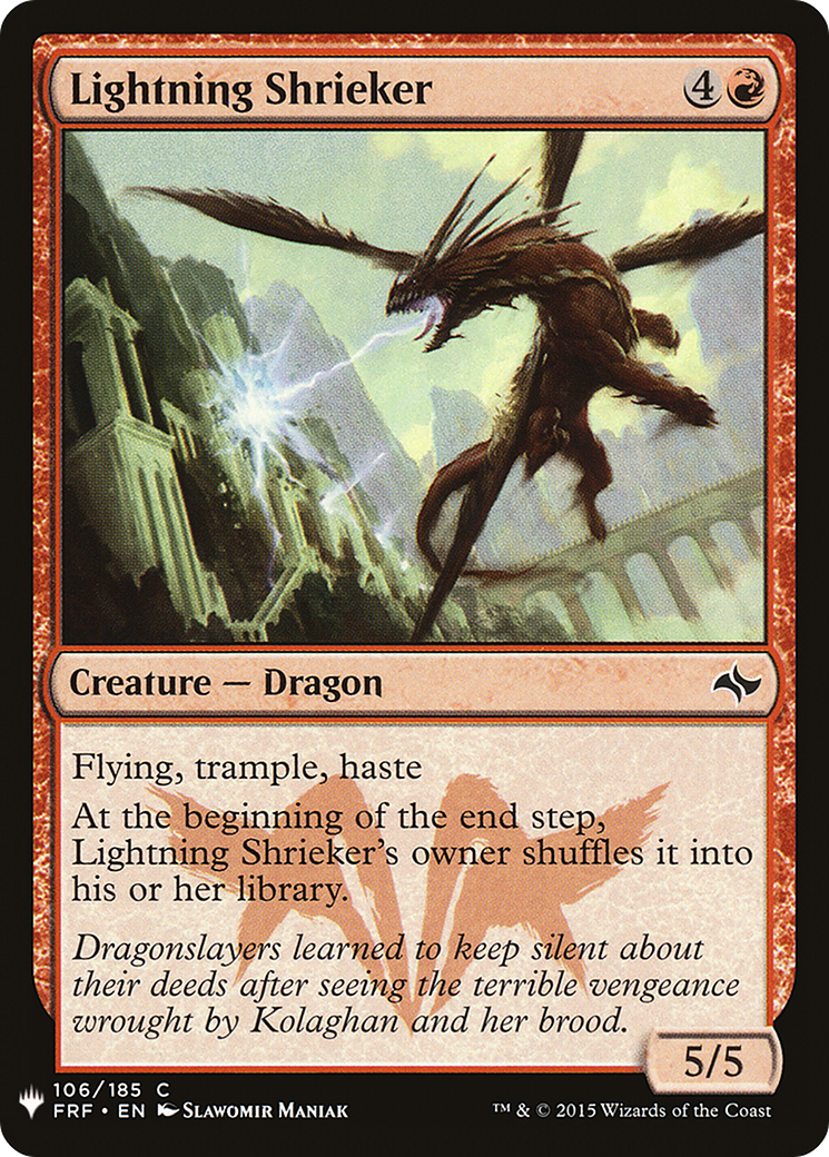 Lightning Shrieker [PLST-FRF-106]