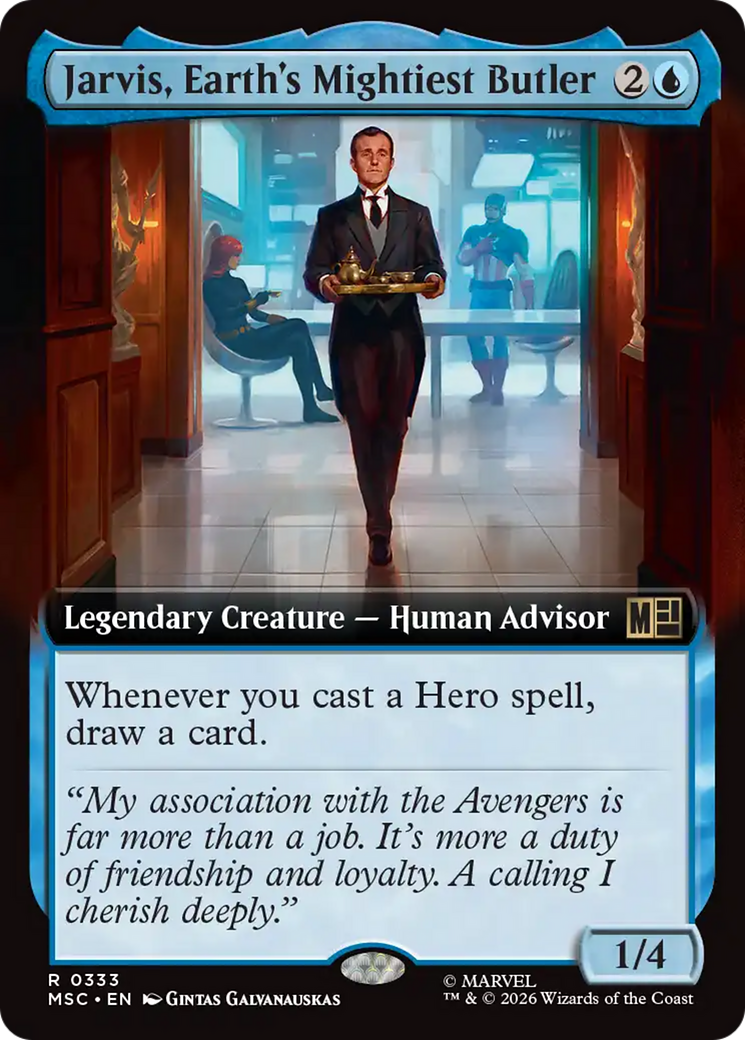 Jarvis, Earth's Mightiest Butler - Extended Art [MSC-333]