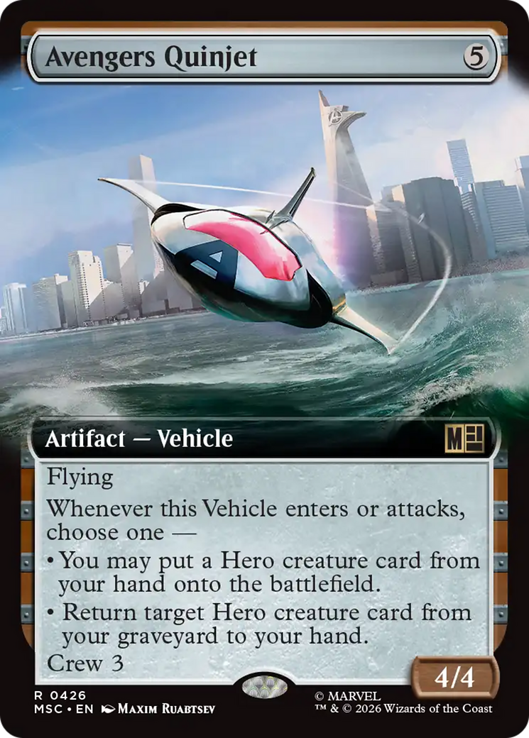 Avengers Quinjet - Extended Art [MSC-426]