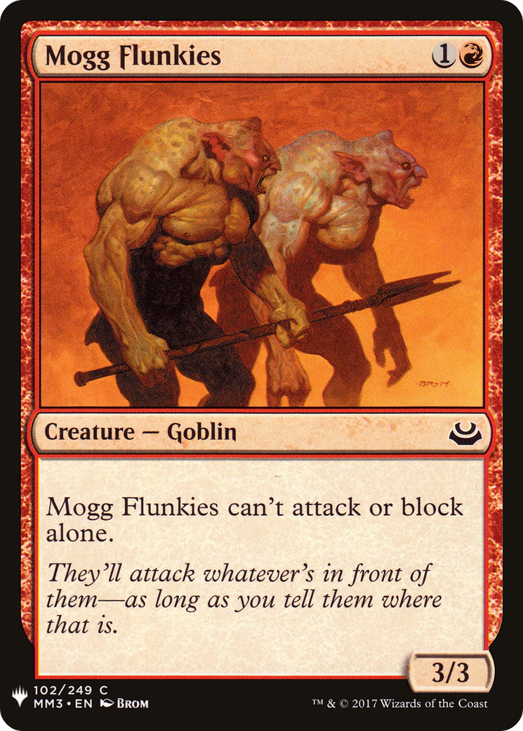 Mogg Flunkies [PLST-MM3-102]
