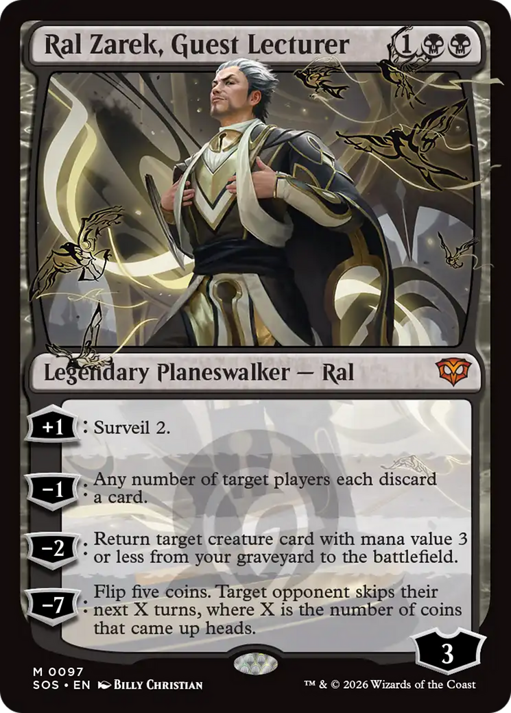 Ral Zarek, Guest Lecturer [SOS-97]