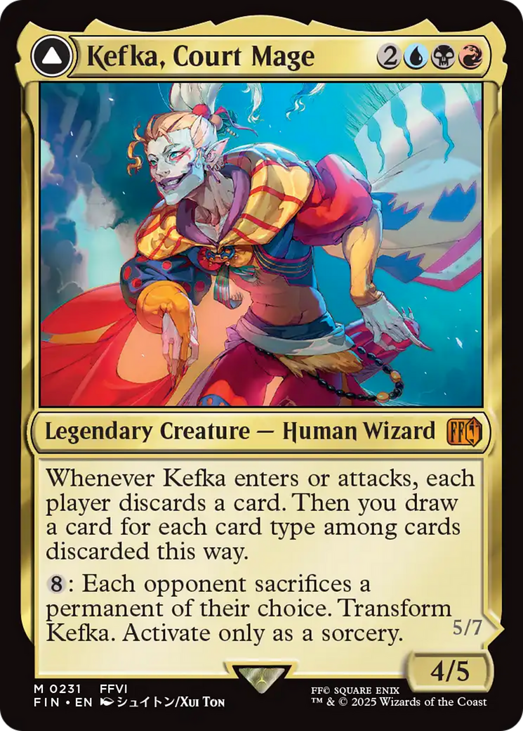 Kefka, Court Mage // Kefka, Ruler of Ruin [FIN-231]