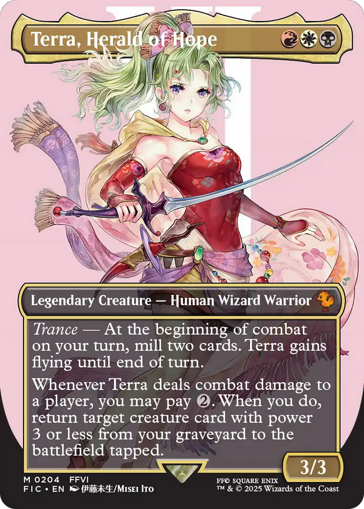 Terra, Herald of Hope - Borderless - Full Art [FIC-204]