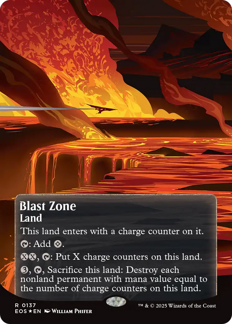Blast Zone - Borderless - Galaxy Foil - Full Art [EOS-137]
