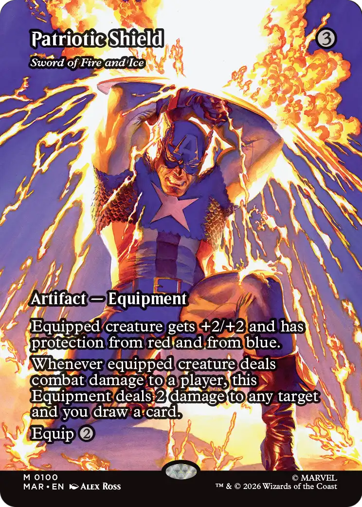 Sword of Fire and Ice - Borderless - Full Art [MAR-100]