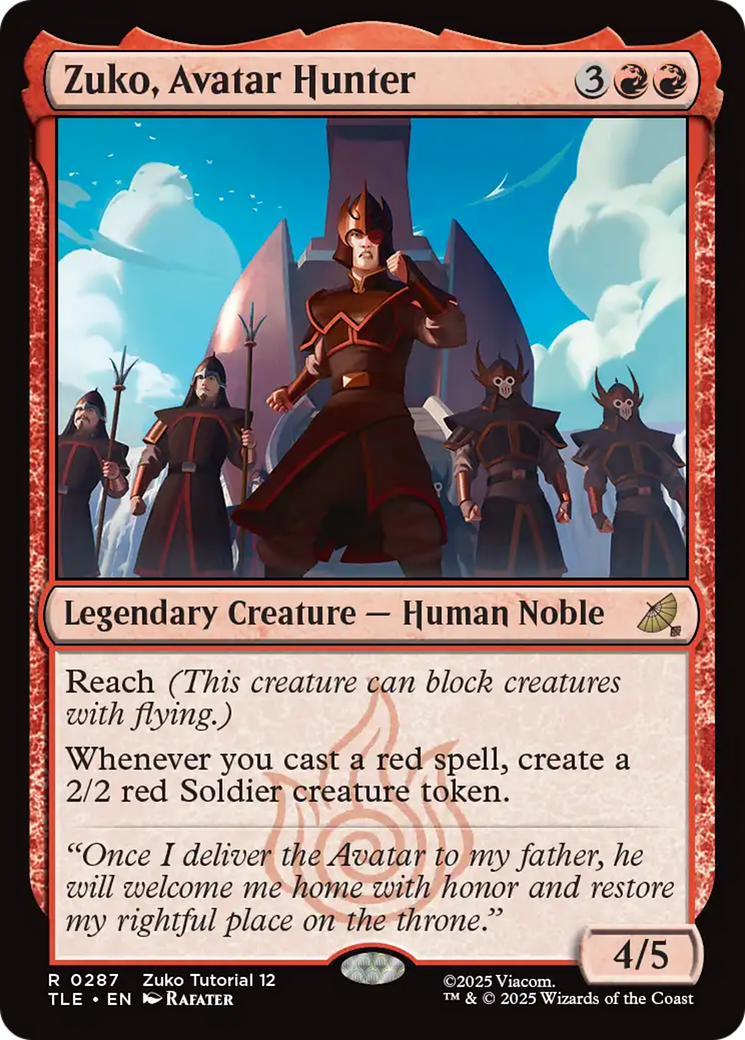 Zuko, Avatar Hunter [TLE-287]