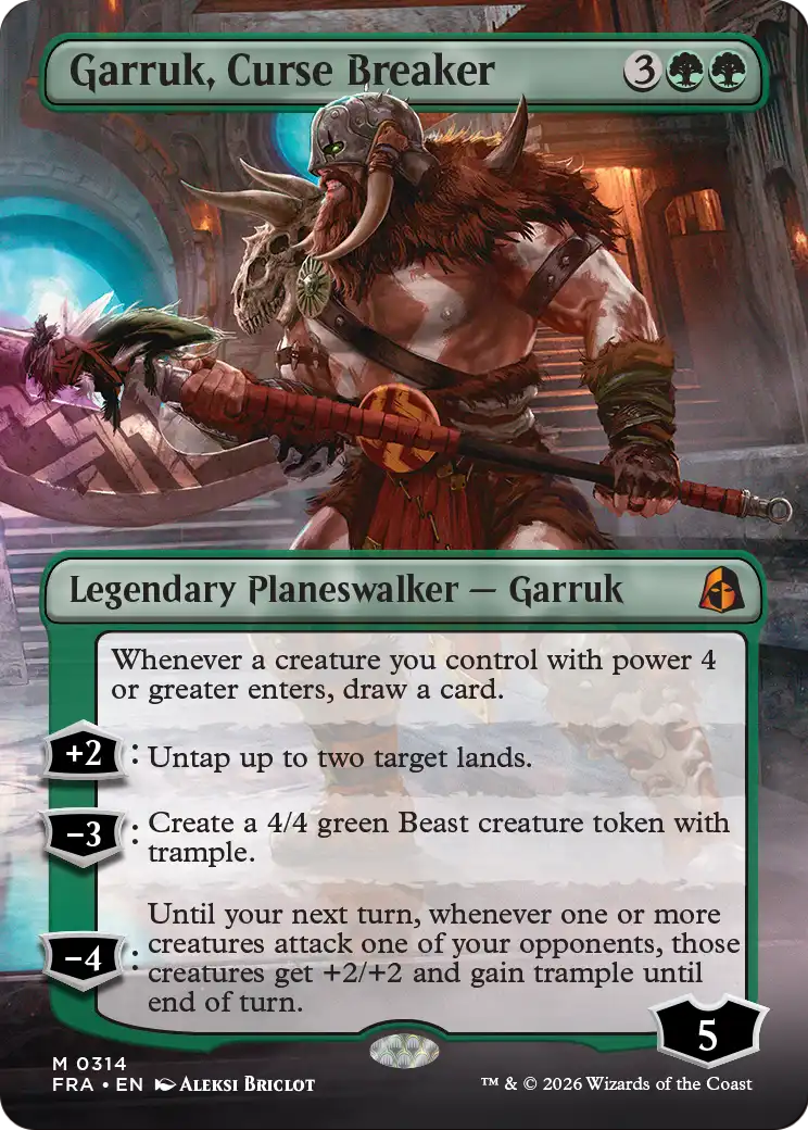 Garruk, Curse Breaker - Borderless [FRA-314]