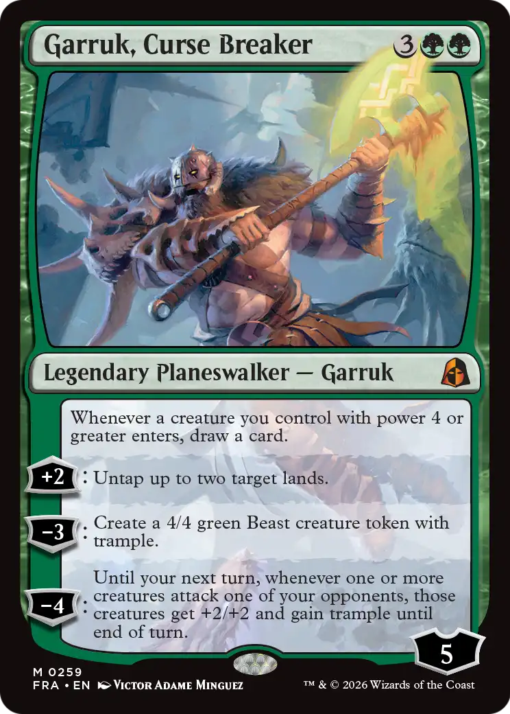 Garruk, Curse Breaker [FRA-259]