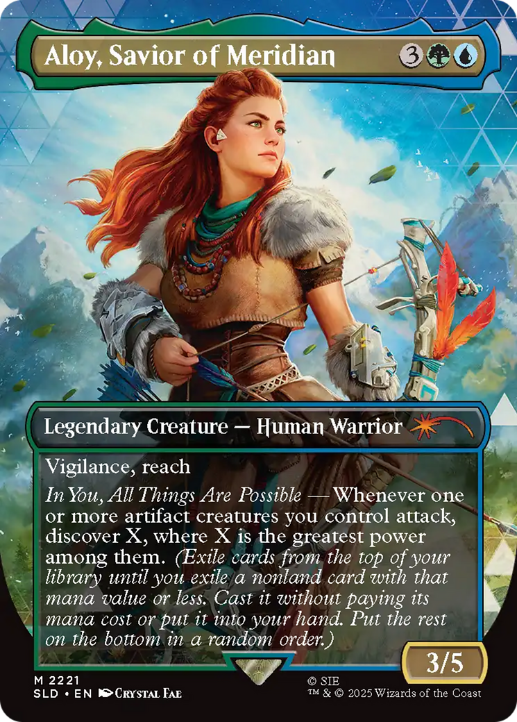 Aloy, Savior of Meridian - Borderless - Full Art [SLD-2221]
