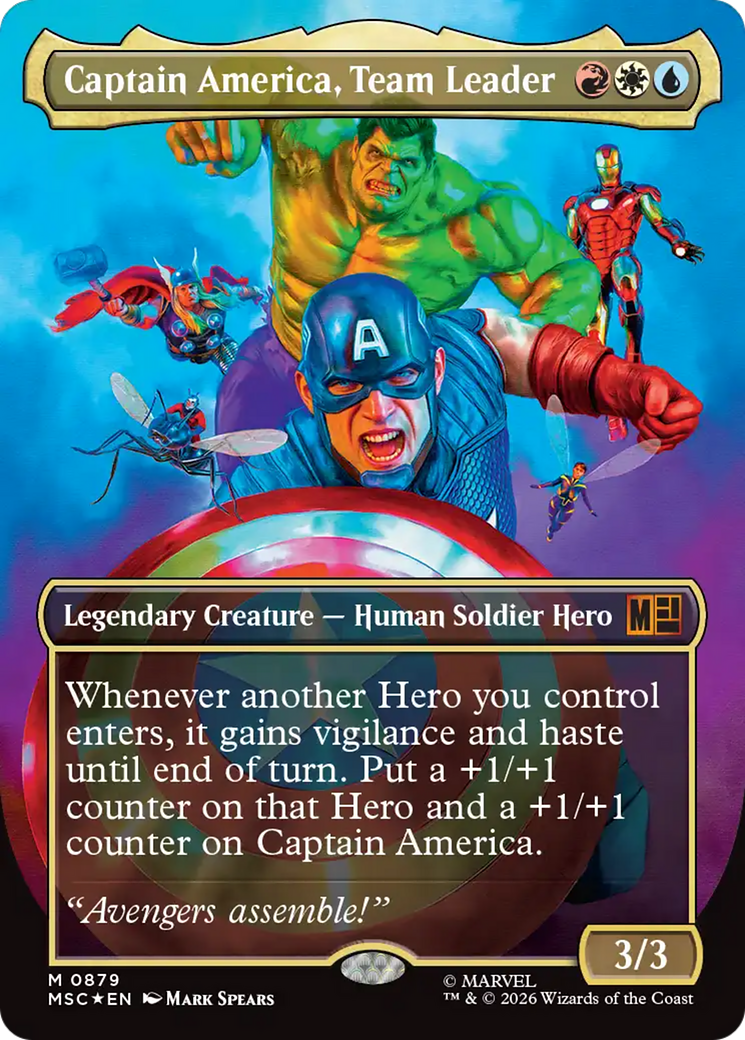 Captain America, Team Leader - Borderless [MSC-879]