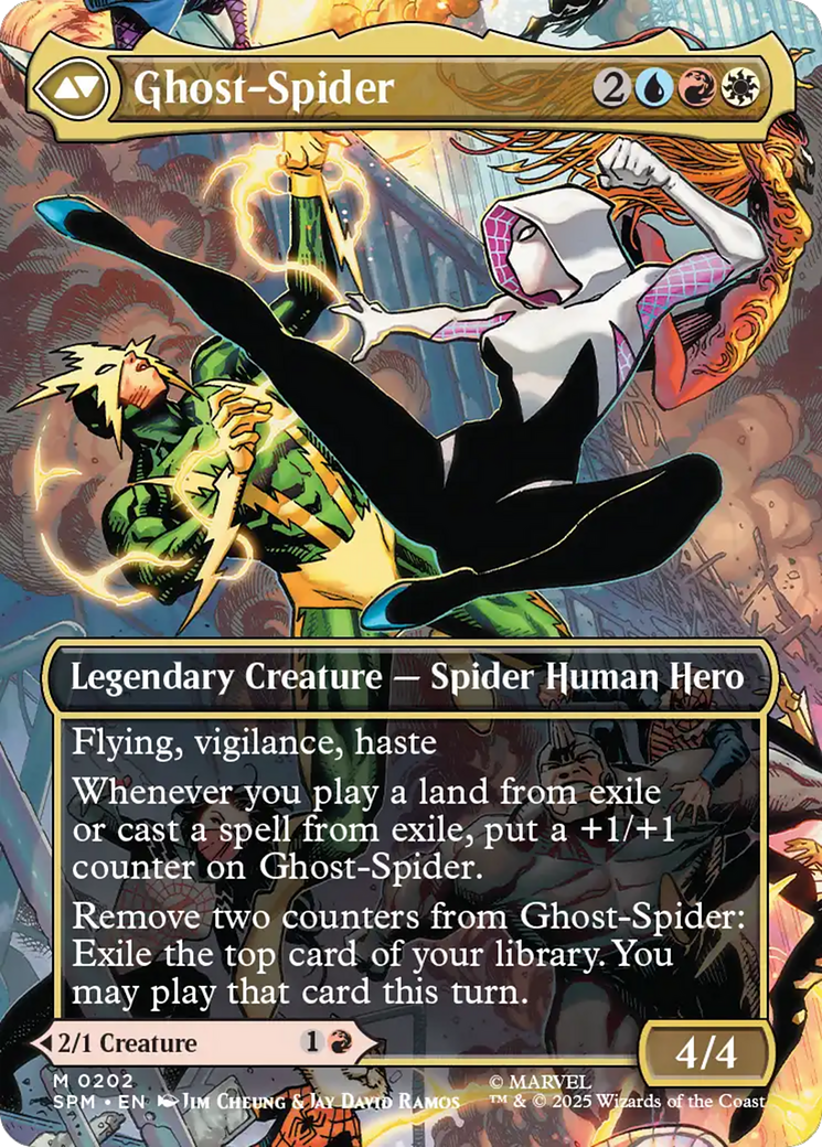 Gwen Stacy // Ghost-Spider - Borderless - Full Art [SPM-202]