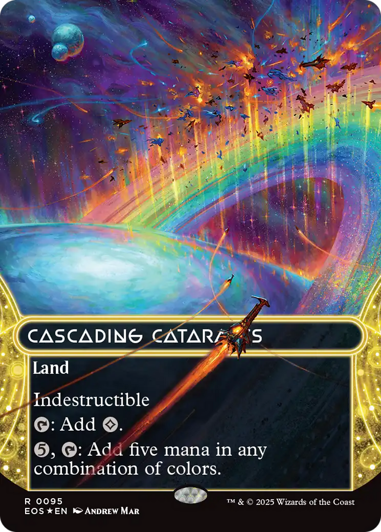 Cascading Cataracts - Borderless - Galaxy Foil - Full Art [EOS-95]