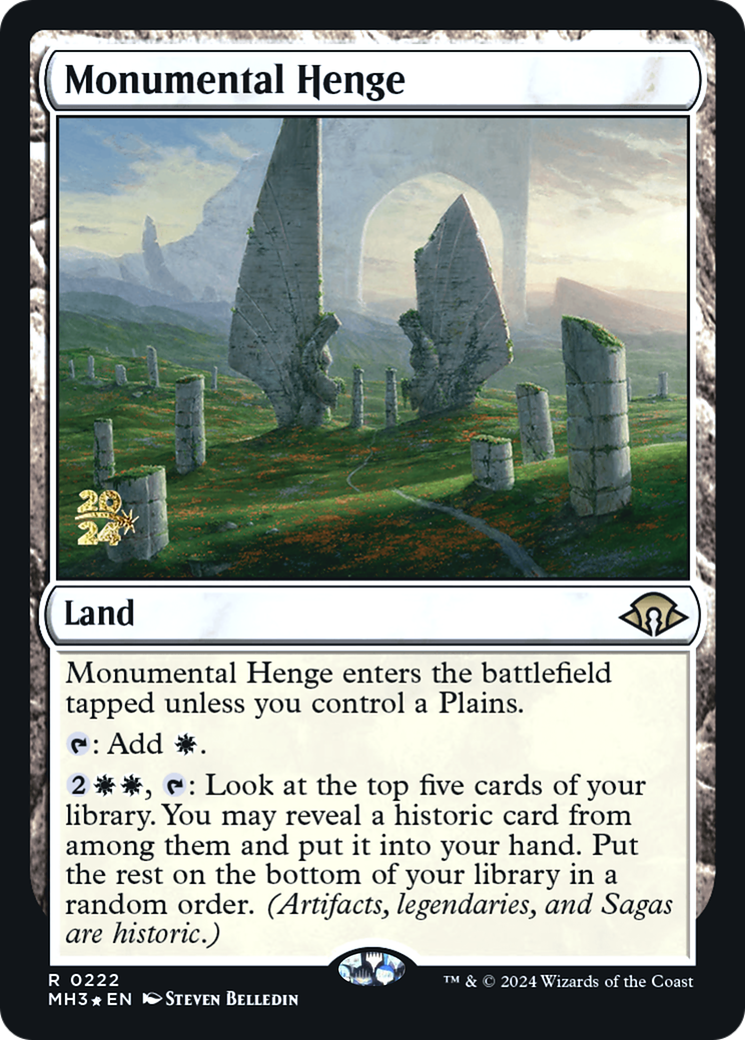 Monumental Henge - Prerelease Promo [PMH3-222s]