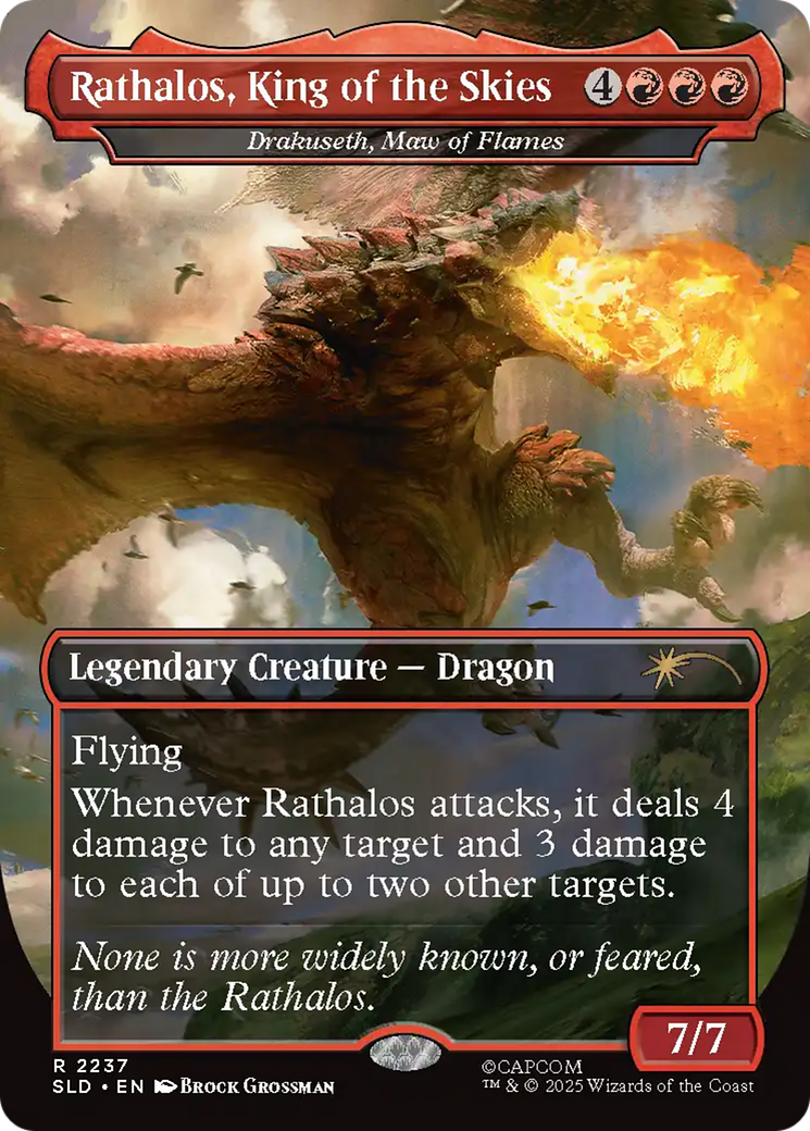 Drakuseth, Maw of Flames - Borderless - Full Art [SLD-2237]