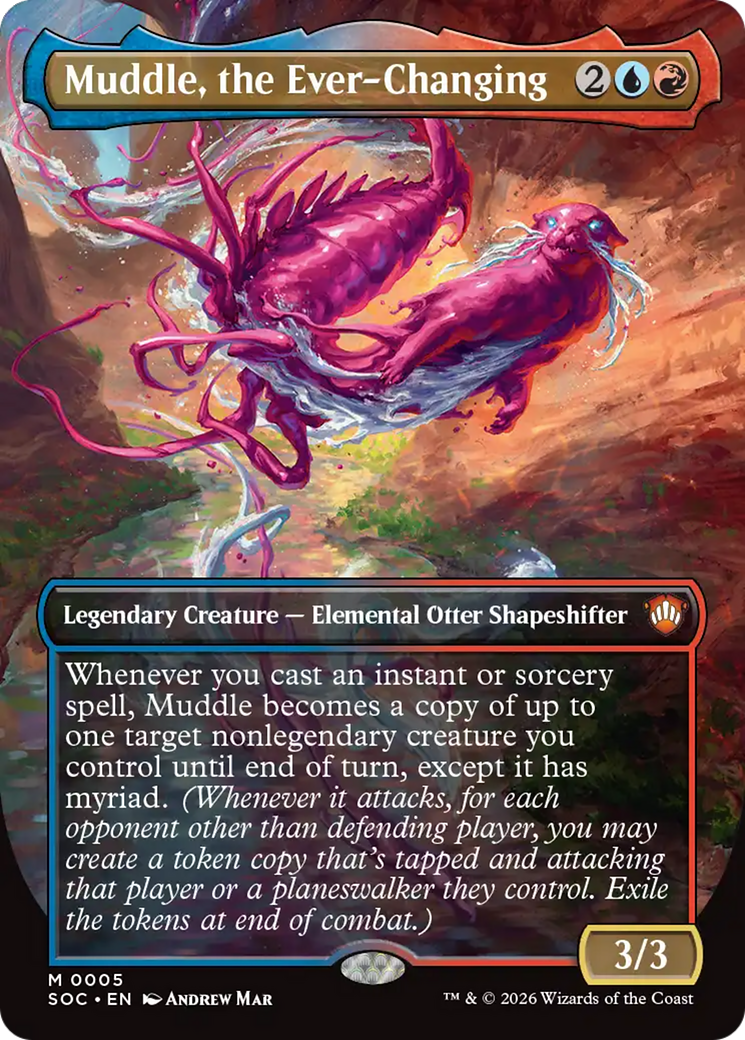 Muddle, the Ever-Changing - Borderless - Full Art [SOC-5]