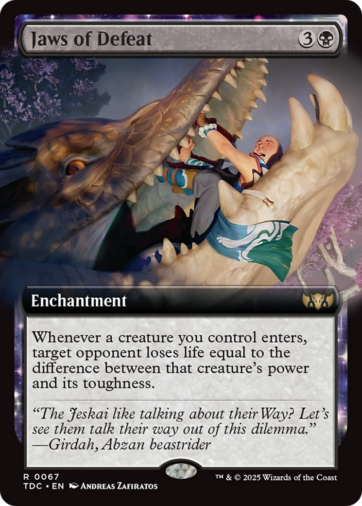 Jaws of Defeat - Extended Art [TDC-67]