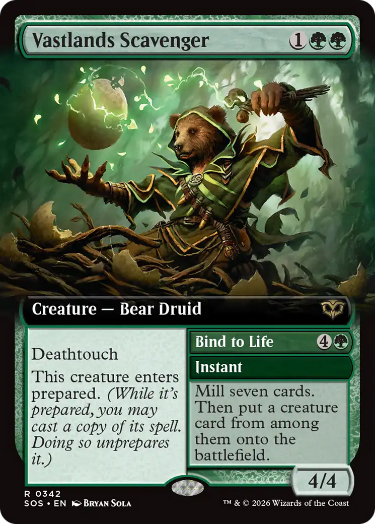 Vastlands Scavenger // Bind to Life - Extended Art [SOS-342]