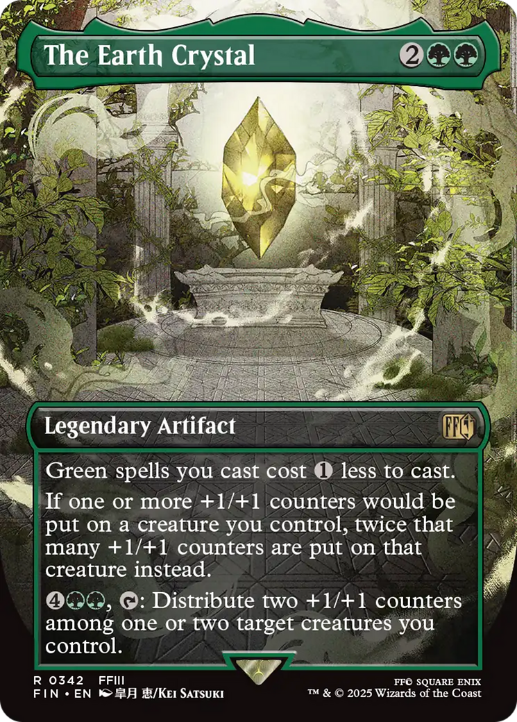 The Earth Crystal - Borderless - Full Art [FIN-342]
