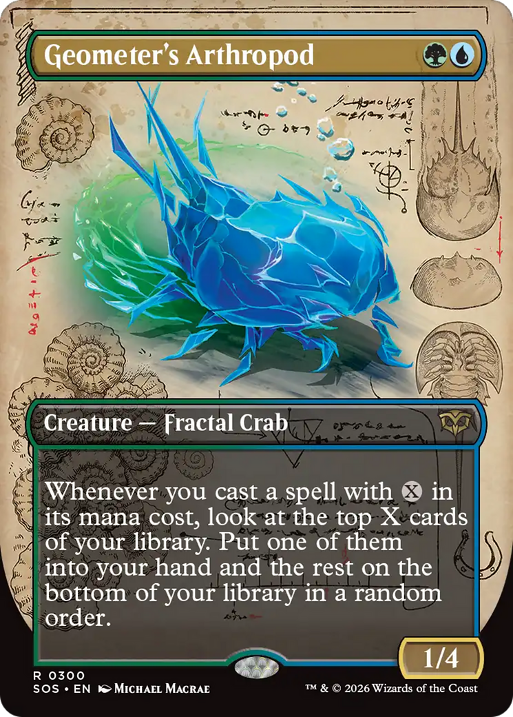 Geometer's Arthropod - Borderless - Showcase - Full Art [SOS-300]