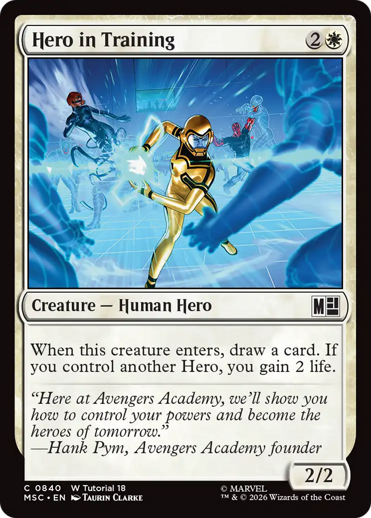 Hero in Training [MSC-840]