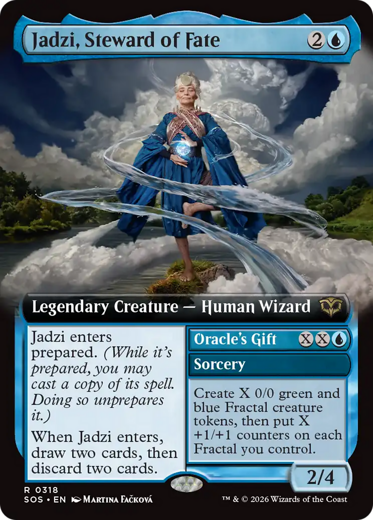 Jadzi, Steward of Fate // Oracle's Gift - Extended Art [SOS-318]