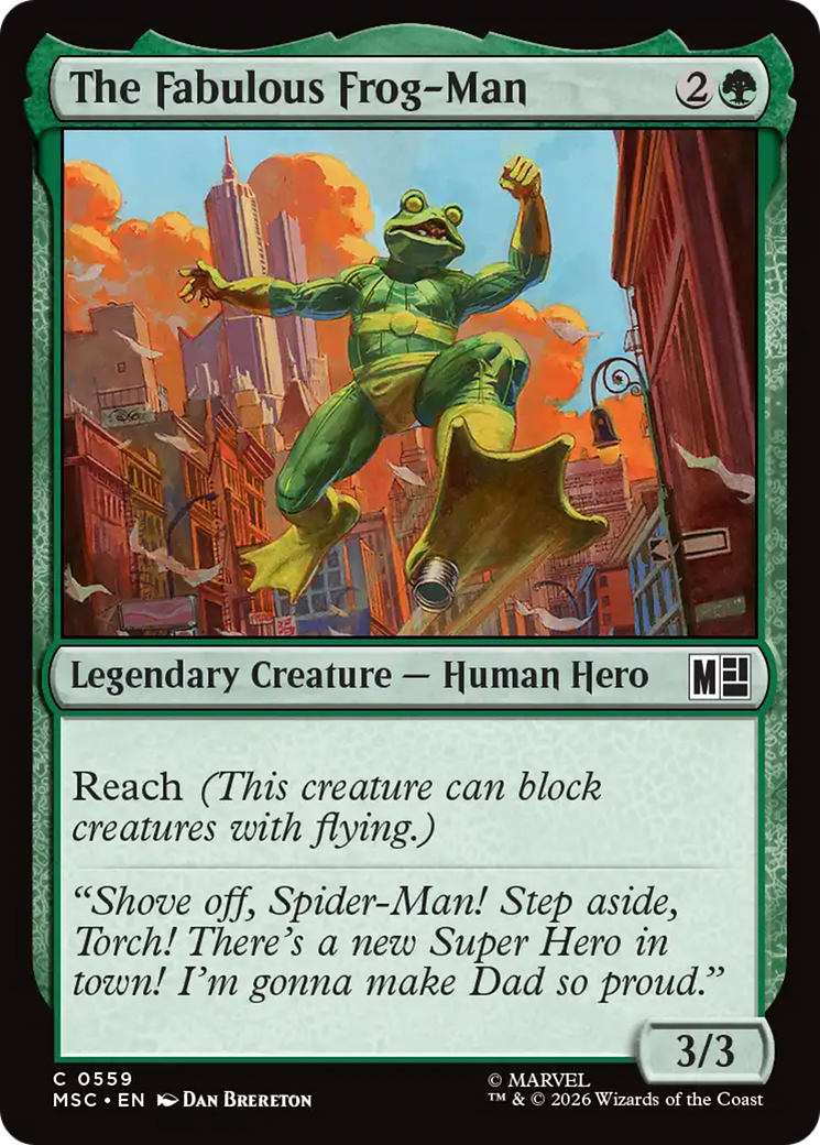 The Fabulous Frog-Man [MSC-559]