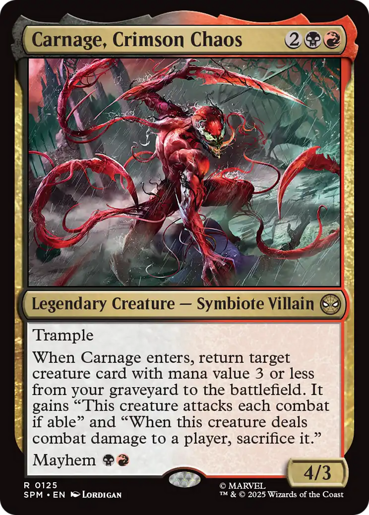 Carnage, Crimson Chaos [SPM-125]