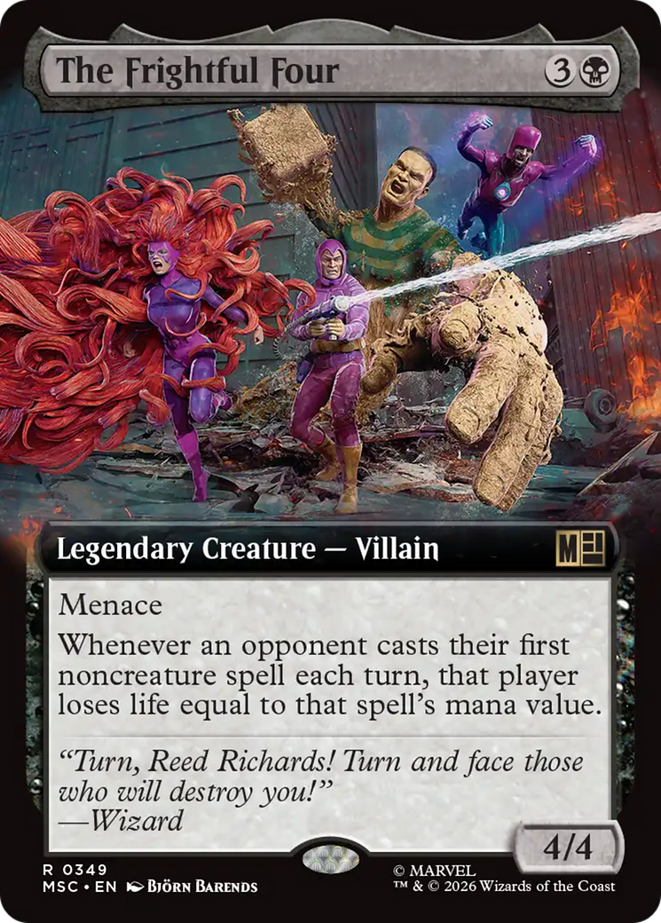 The Frightful Four - Extended Art [MSC-349]