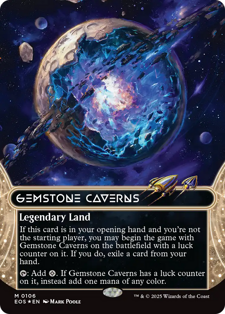 Gemstone Caverns - Borderless - Galaxy Foil - Full Art [EOS-106]