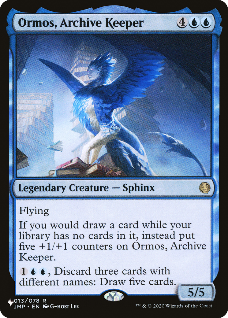 Ormos, Archive Keeper [PLST-JMP-13]