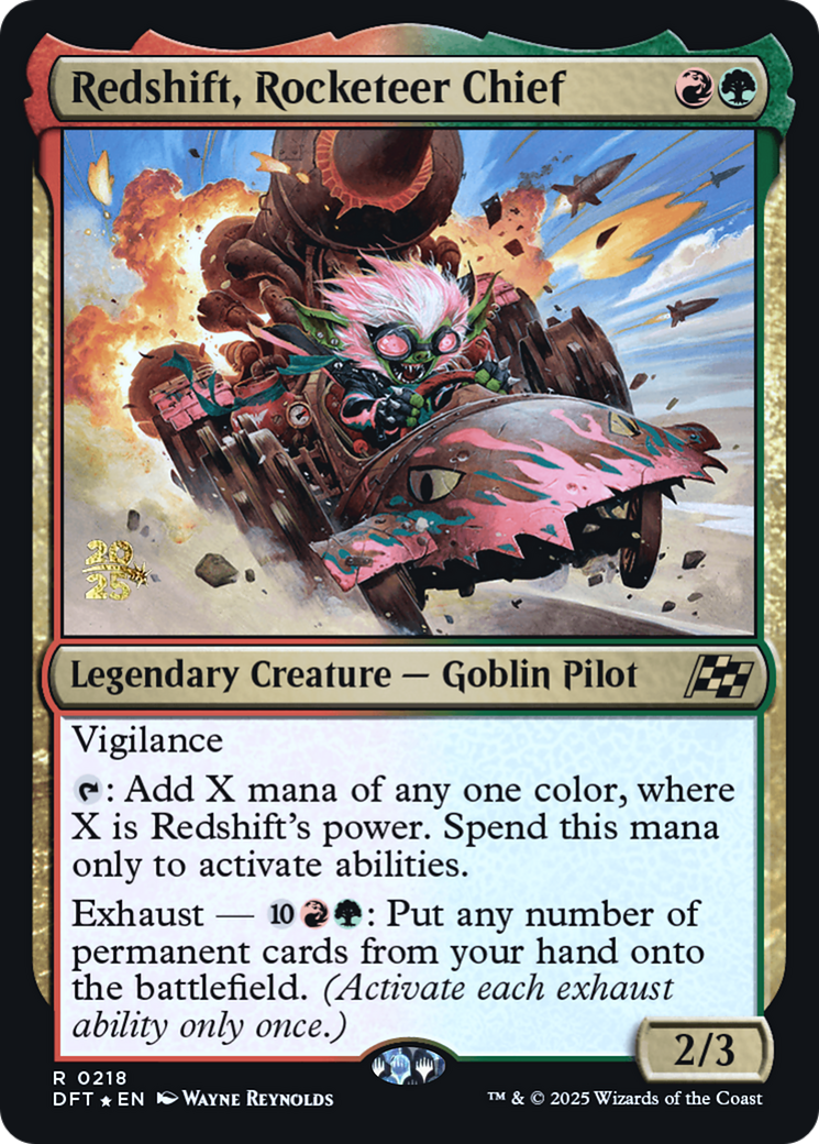 Redshift, Rocketeer Chief - Prerelease Promo [PDFT-218s]