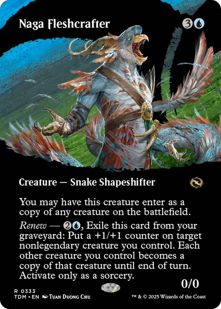 Naga Fleshcrafter - Borderless - Showcase - Full Art [TDM-333]