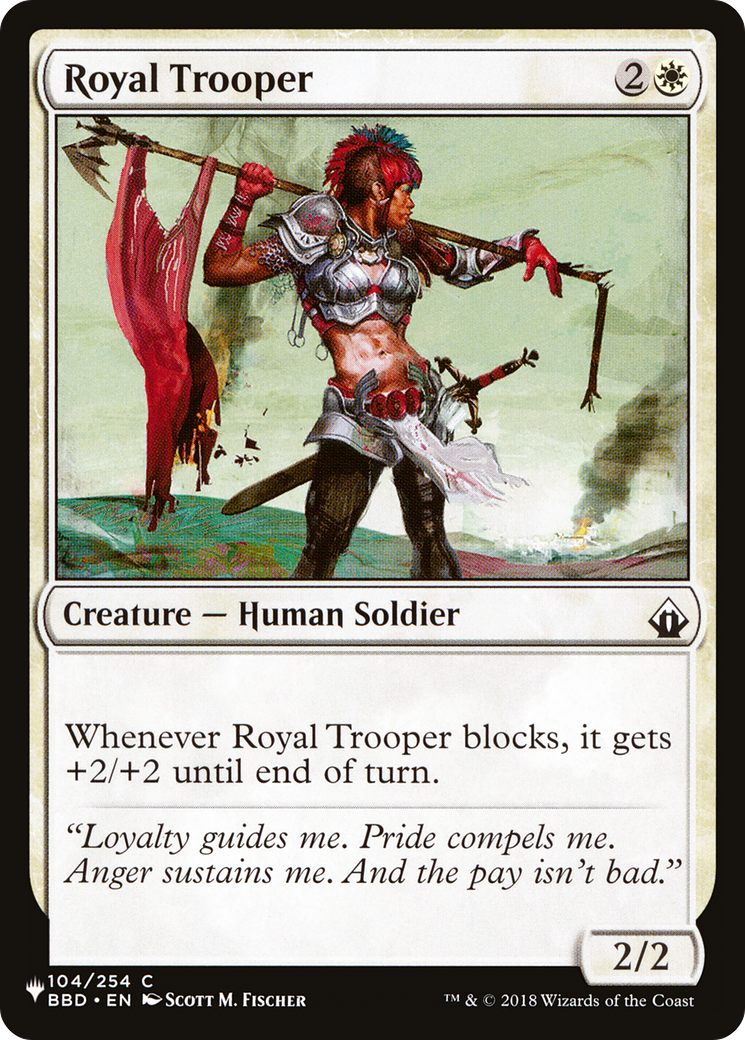 Royal Trooper [PLST-BBD-104]