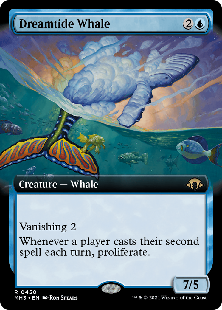 Dreamtide Whale - Extended Art [MH3-450]