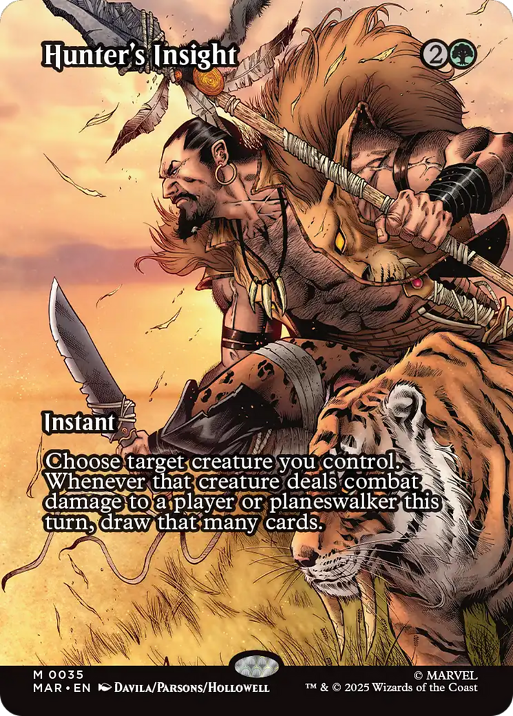 Hunter's Insight - Borderless - Full Art [MAR-35]
