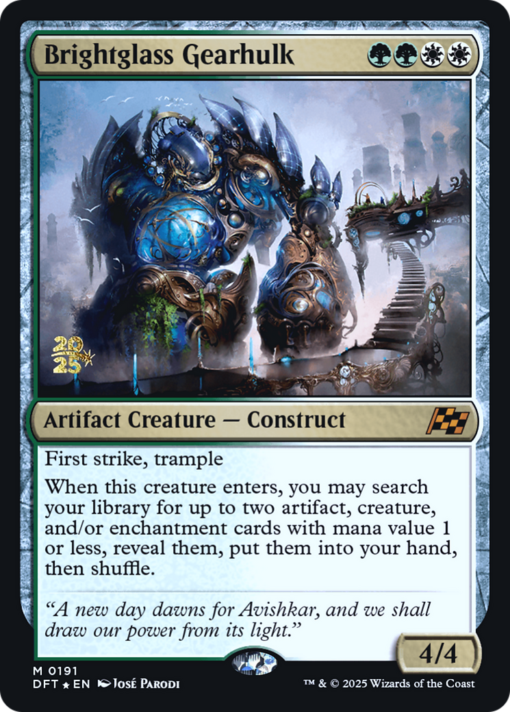 Brightglass Gearhulk - Prerelease Promo [PDFT-191s]