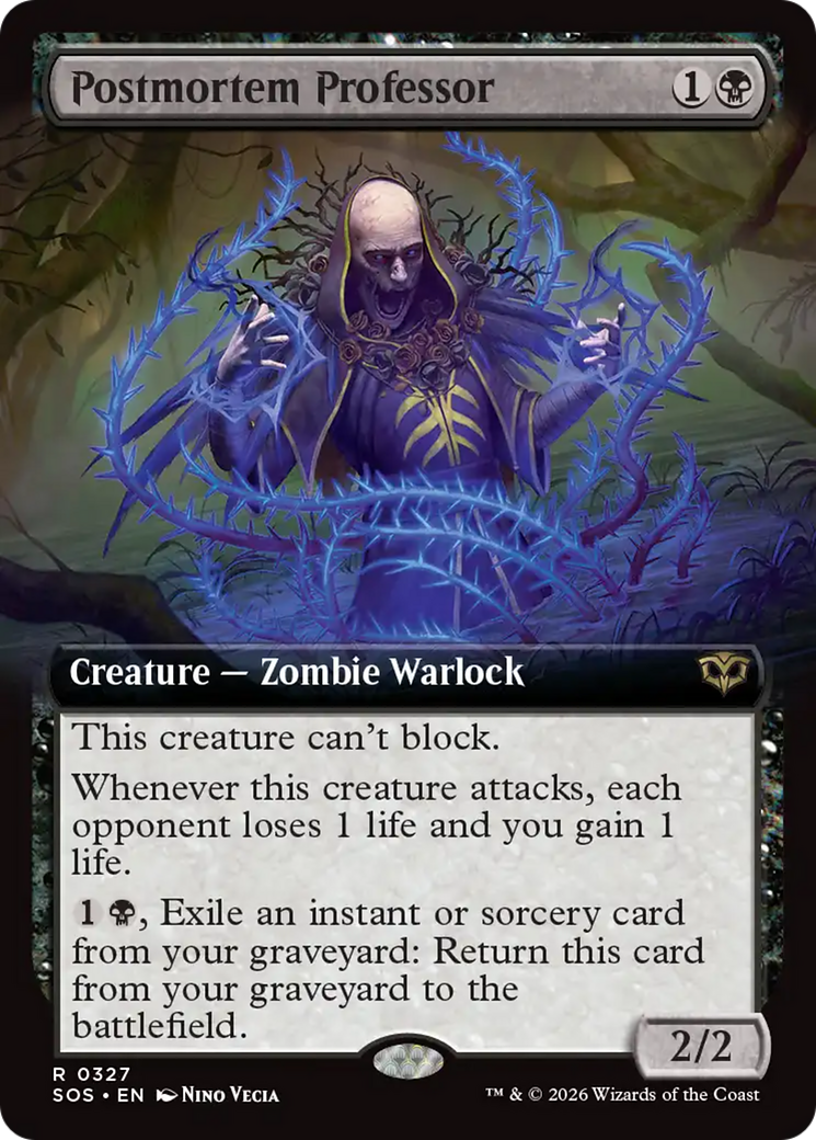Postmortem Professor - Extended Art [SOS-327]