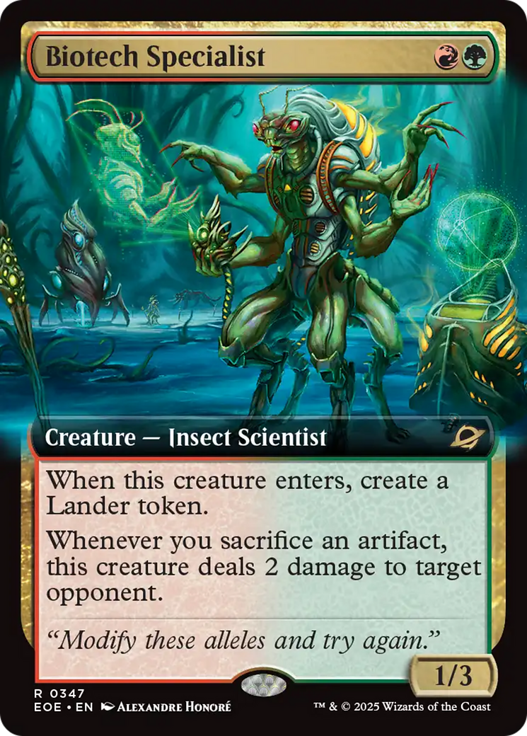 Biotech Specialist - Extended Art [EOE-347]