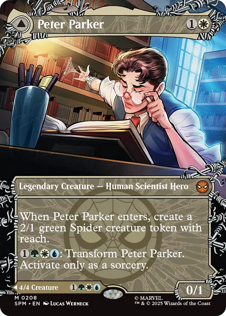 Peter Parker // Amazing Spider-Man - Borderless - Showcase - Full Art [SPM-208]