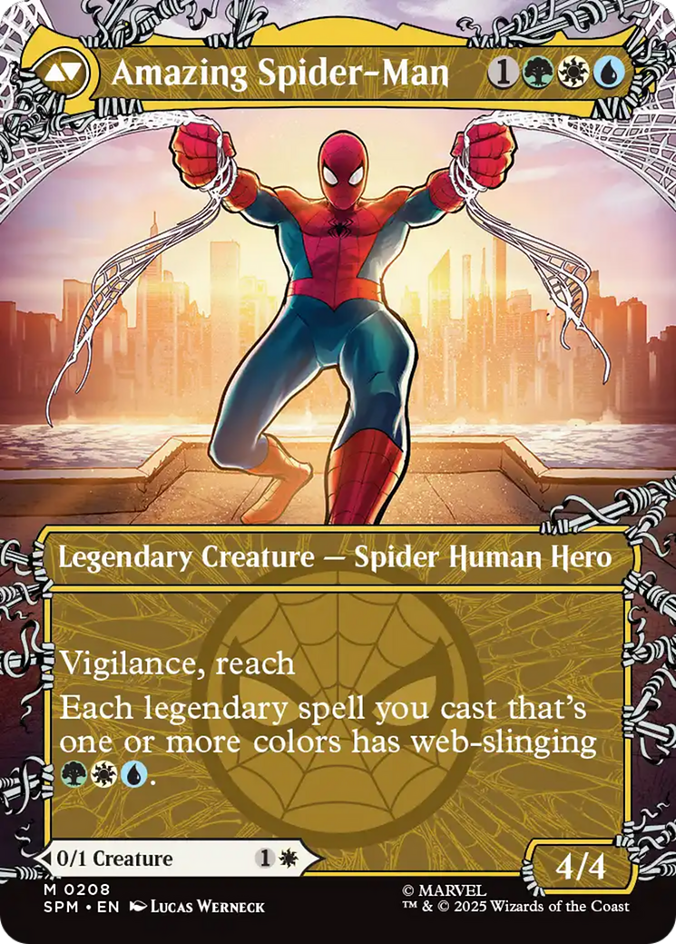 Peter Parker // Amazing Spider-Man - Borderless - Showcase - Full Art [SPM-208]