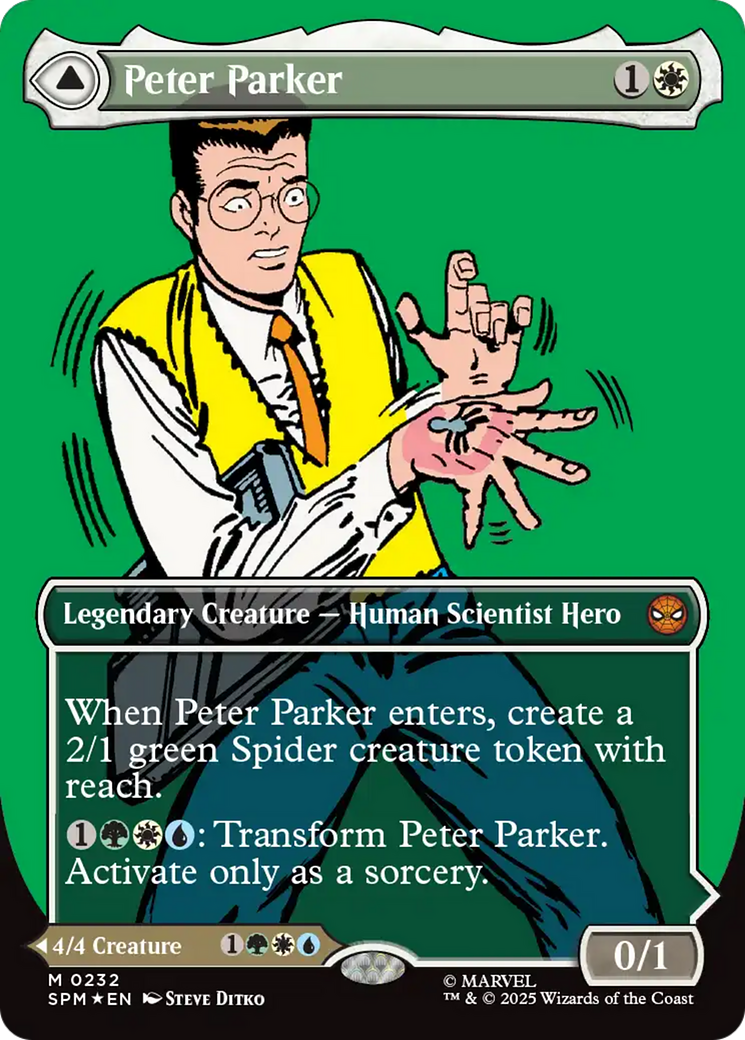 Peter Parker // Amazing Spider-Man - Borderless - Full Art [SPM-232]