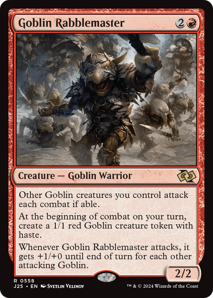 Goblin Rabblemaster [J25-558]