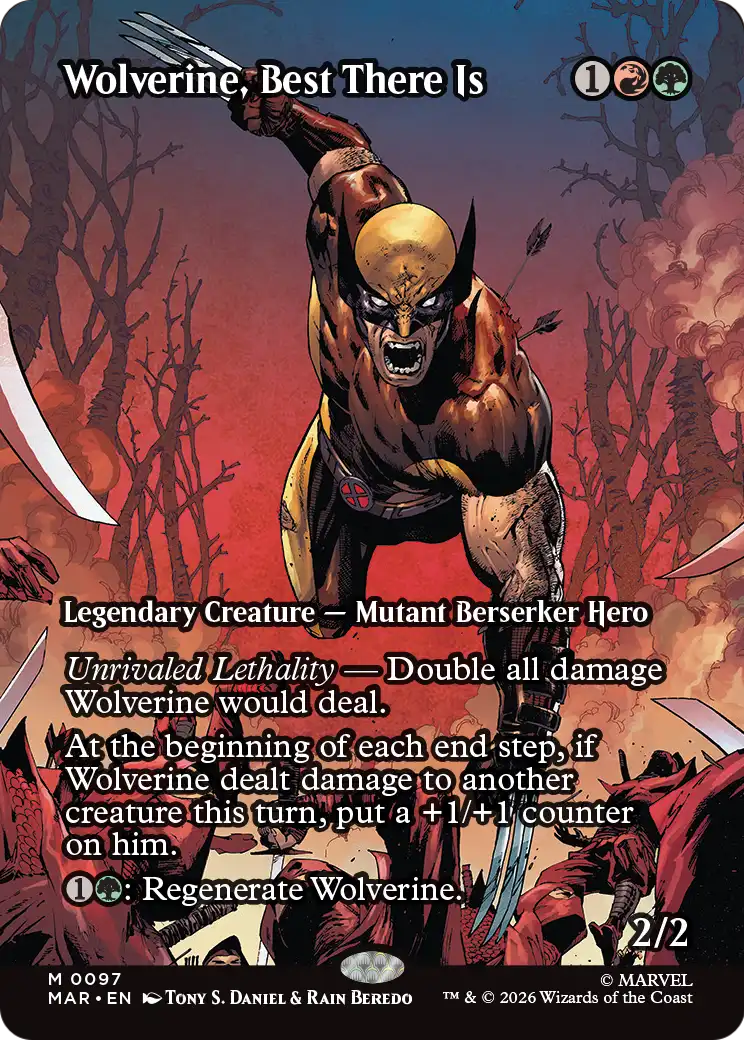 Wolverine, Best There Is - Borderless - Full Art [MAR-97]