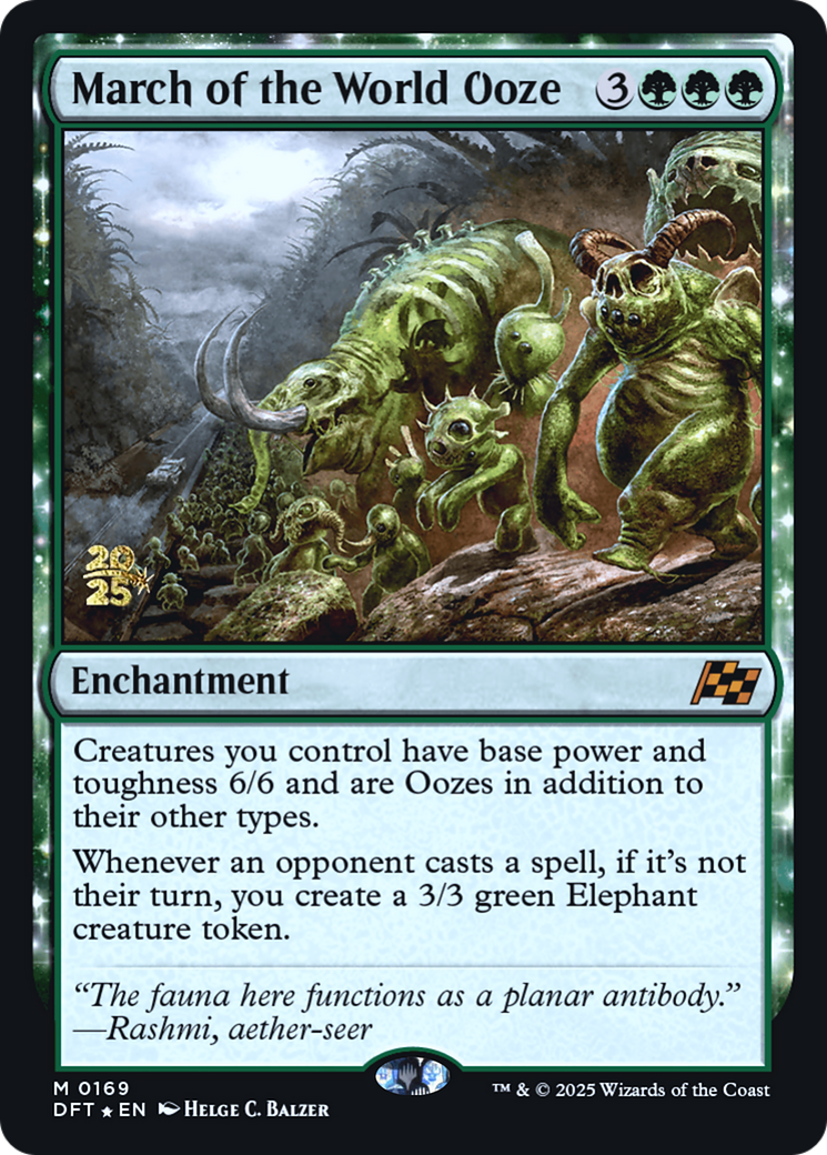 March of the World Ooze - Prerelease Promo [PDFT-169s]