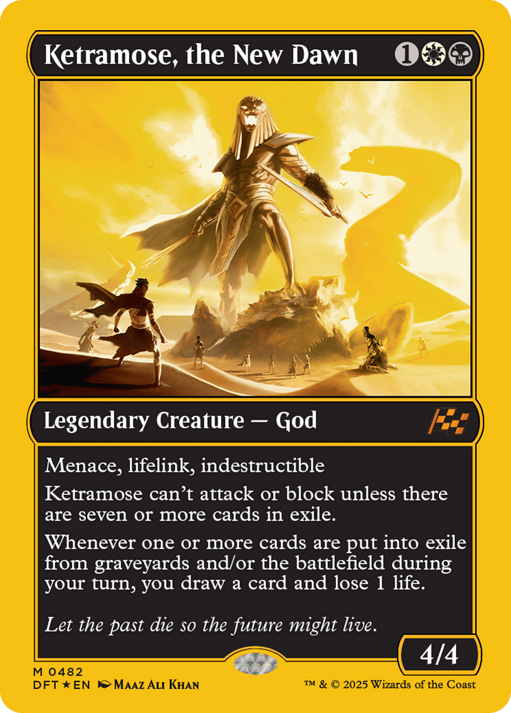 Ketramose, the New Dawn - First Place Foil [DFT-482]