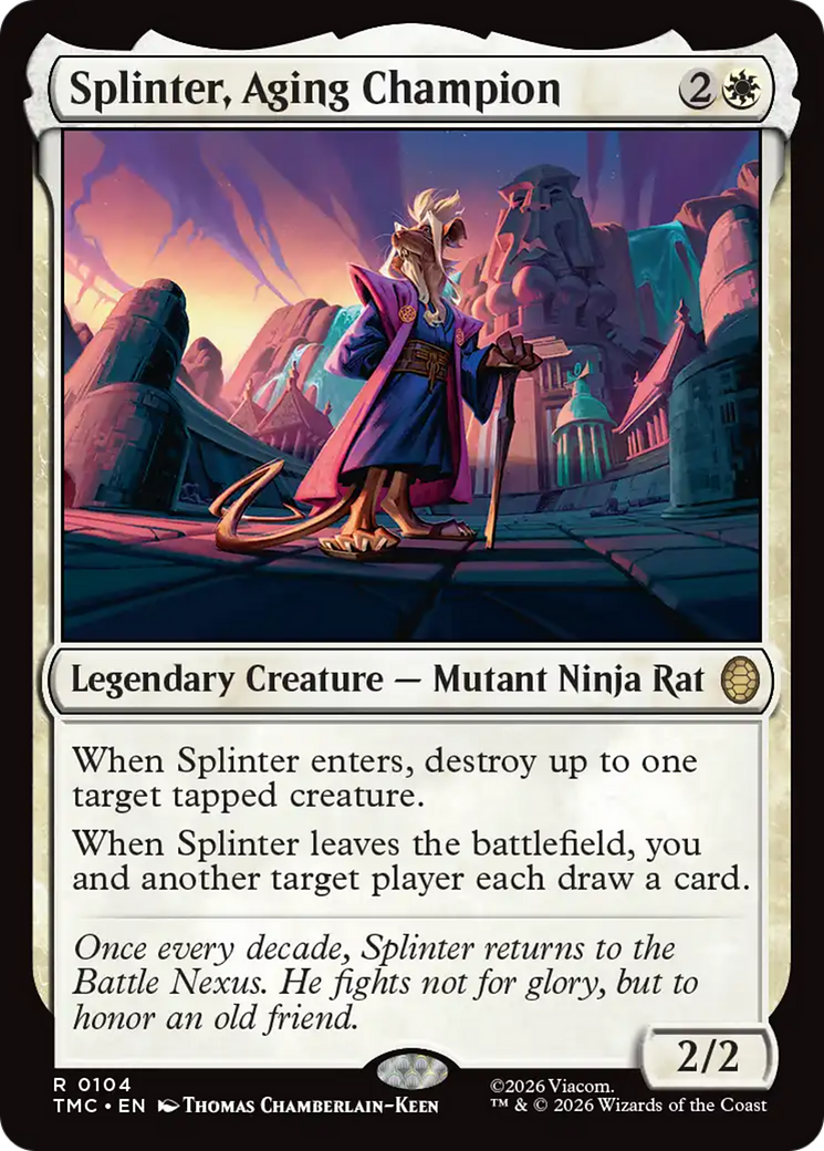 Splinter, Aging Champion [TMC-104]