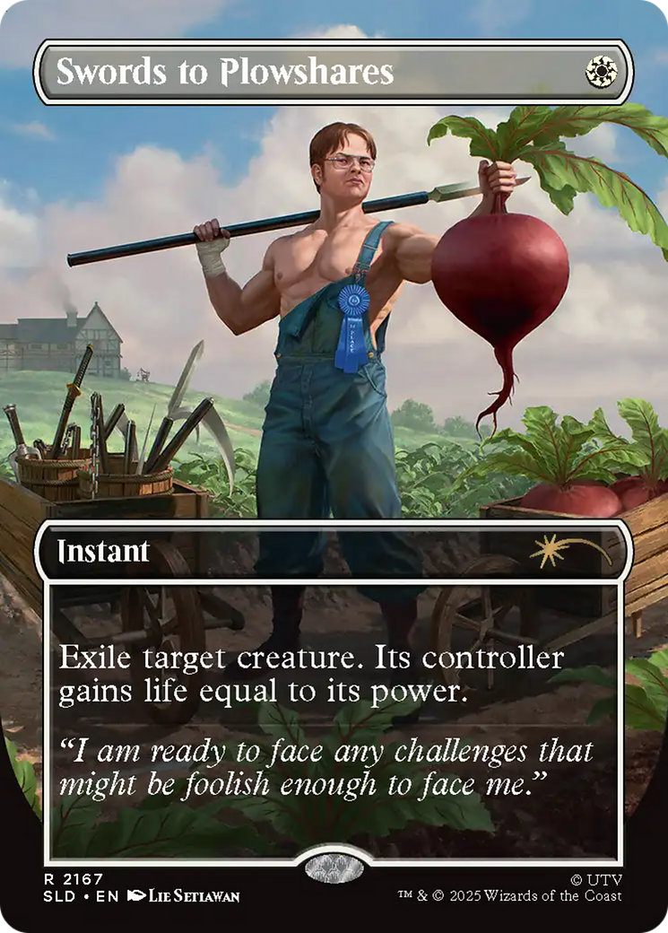 Swords to Plowshares - Borderless - Full Art [SLD-2167]