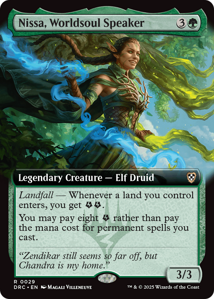 Nissa, Worldsoul Speaker - Extended Art [DRC-29]
